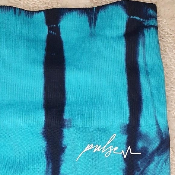 Pulse Athletic leggings Size‎ M Blue and Black - Picture 3 of 8